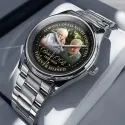Memorial Gifts for Loss - Custom Metal Watch