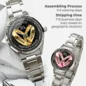 Wedding Rings - Custom Couple Names Watches