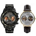 2 Photos - Custom Stainless Steel Metal Watch