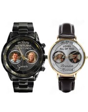 2 Photos - Custom Stainless Steel Metal Watch 2 Photos - Custom Stainless Steel Metal Watch