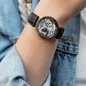 2 Photos - Custom Stainless Steel Metal Watch