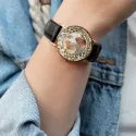 Photo in Floral Frame - Elegant Ladies Watch For Her
