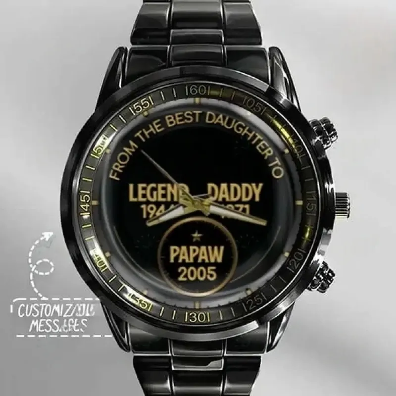A Legend Since - Custom Stainless Steel Metal Watches