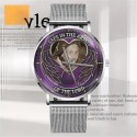 Sympathy Gifts for Loss - Custom Stainless Steel Metal Watch