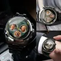 3 Photos Upload - Custom Stainless Steel Family Watch