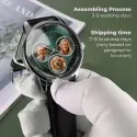 3 Photos Upload - Custom Stainless Steel Family Watch