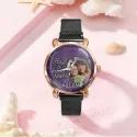 Sided Heart Frame Photo Upload - Custom Personalized Family Watches