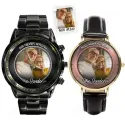 Matching Couple Photo - Custom Love Stainless Steel Watches